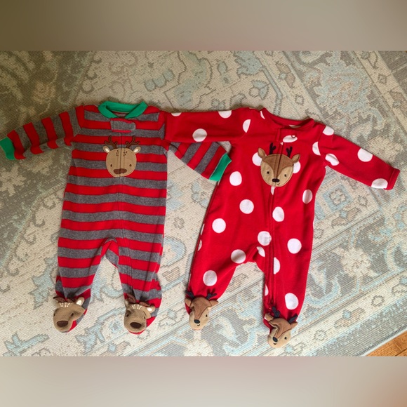Carter's Other - Newborn Fleece Christmas Footies